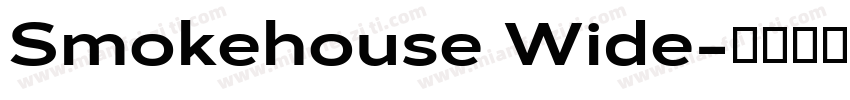 Smokehouse Wide字体转换
